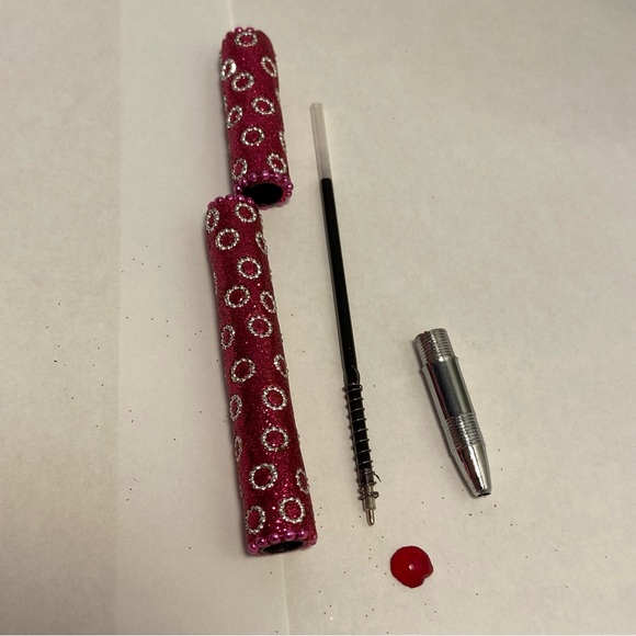 2005 bling 5 PEN LOT Glitter look
Bling Boho Made in India design reusable - Picture 6 of 8